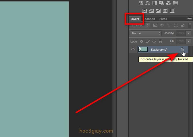 2 phương pháp đơn giản giúp bạn mở khóa layer trên photoshop - Học 3 giây