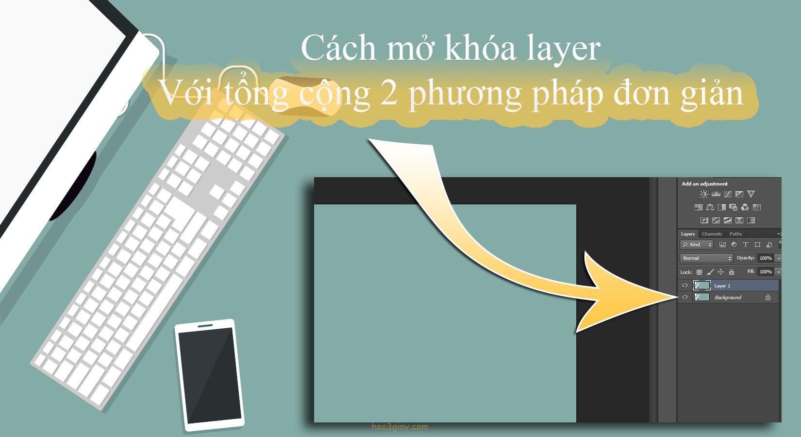 2 phương pháp đơn giản giúp bạn mở khóa layer ... - Học 3 giây