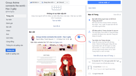 Hướng dẫn đưa một bài viết lúc nào cũng ở đầu trang trên facebook