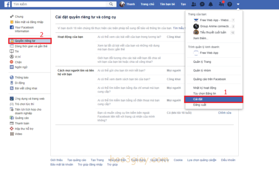 Hướng dẫn chia sẽ bài viết công khai trên facebook