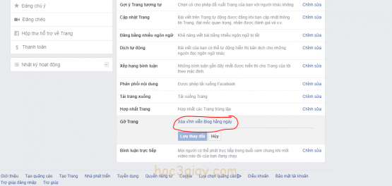 Xóa page facebook dễ dàng với vài bước