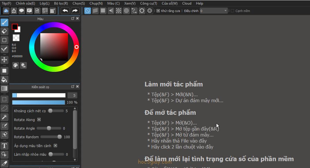Hướng dẫn thay đổi ngôn ngữ trên MediBang Paint Pro