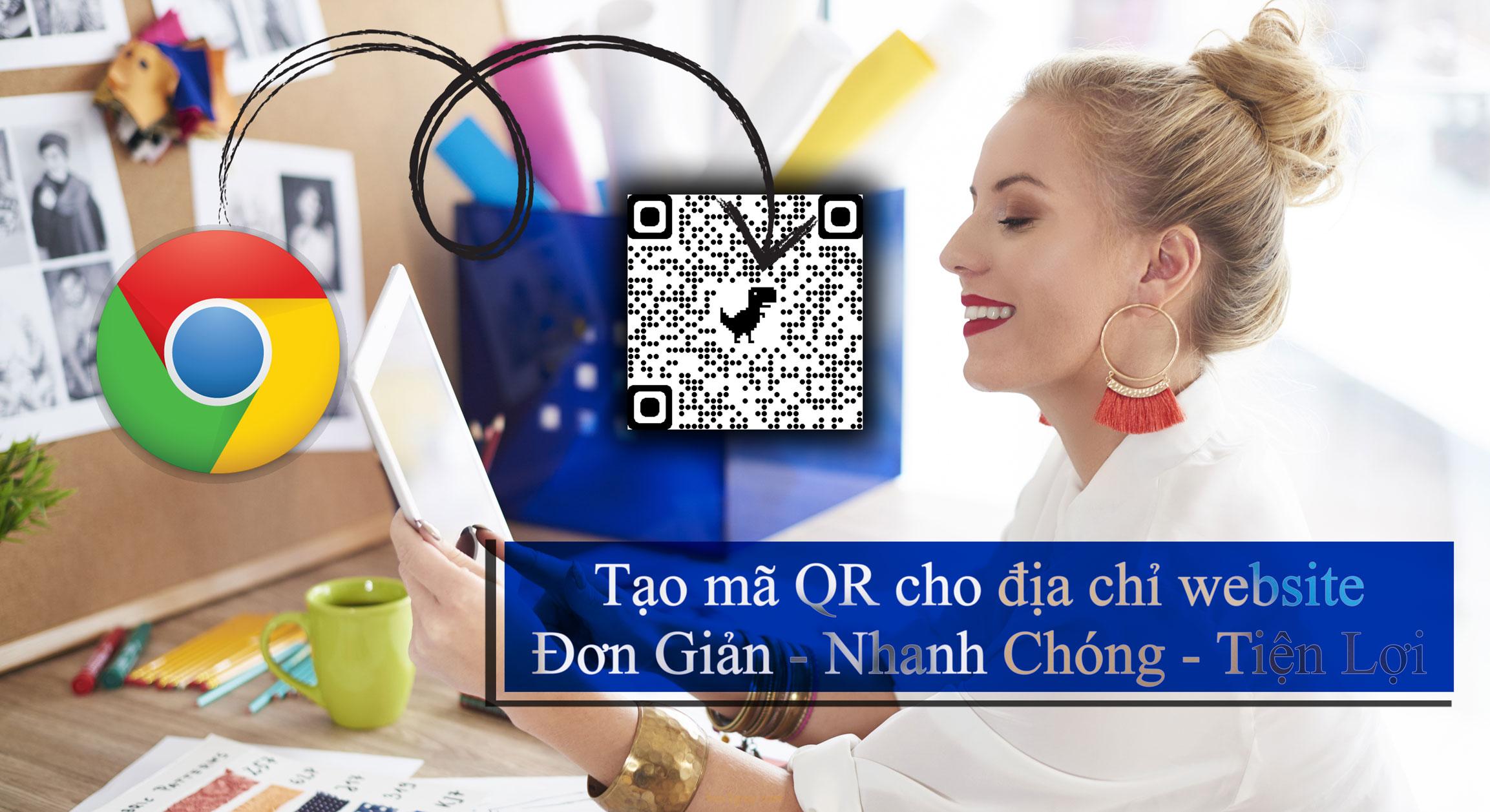 Tạo mã QR một địa chỉ website bằng chrome