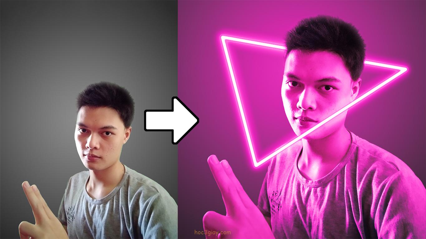 hướng dẫn tạo hiệu ứng ánh sáng neon trên photoshop