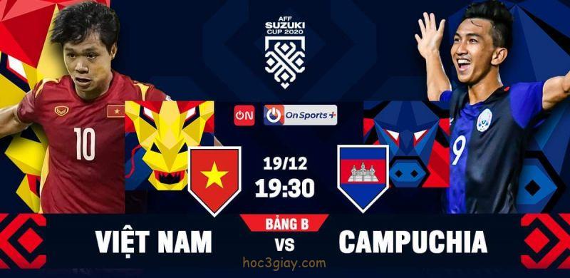 TRỰC TIẾP | VIỆT NAM - CAMPUCHIA | Bảng B AFF Suzuki Cup 2020