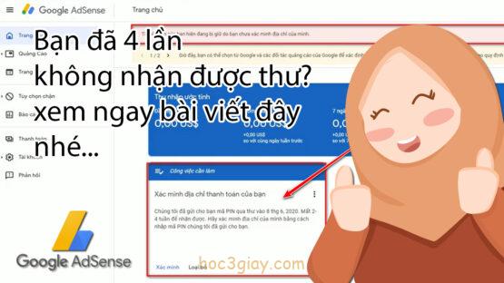 Cách xác minh google adsense không cần thư