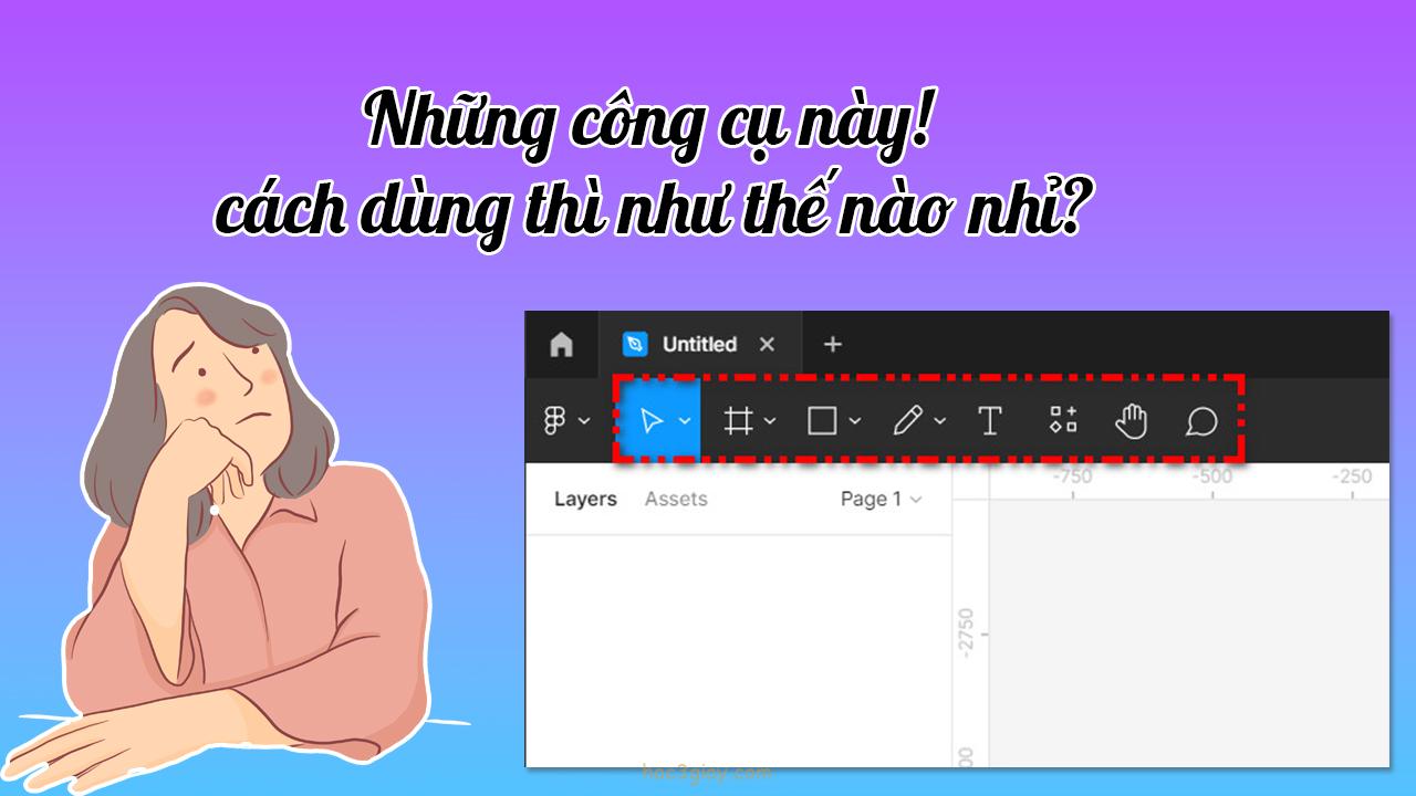 Hướng dẫn sử dụng thanh công cụ (toolbar) trên figma