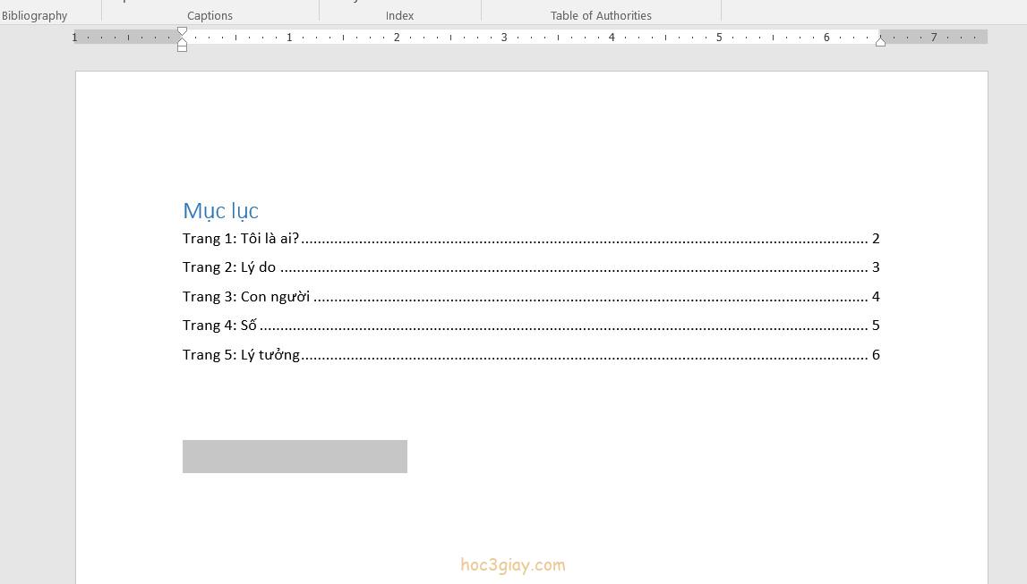 Cách làm mục lục trên word đẹp và nhanh chóng