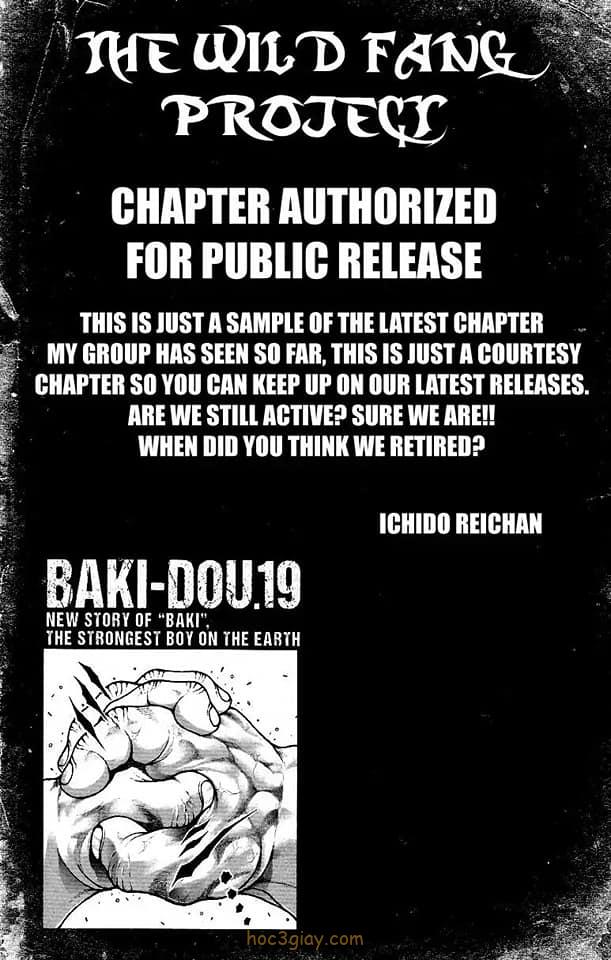 Baki Dou chương 170: Người đàn ông Hanayama